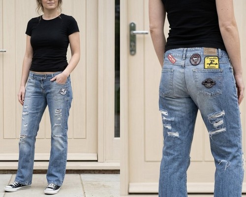 Republic distressed patchwork - republic,